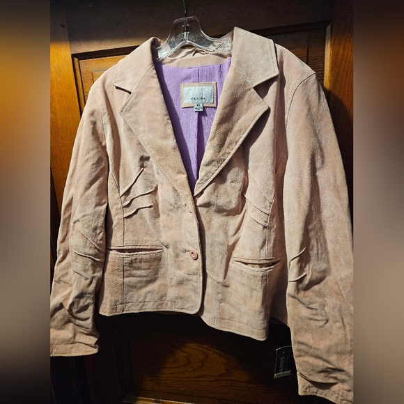 Wilsons Leather Jackets & Blazers - NWT Peach Wilson's Leather Suede Jacket